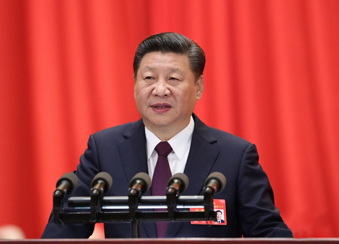 習主席做十九大報告 習主席做十九大報告